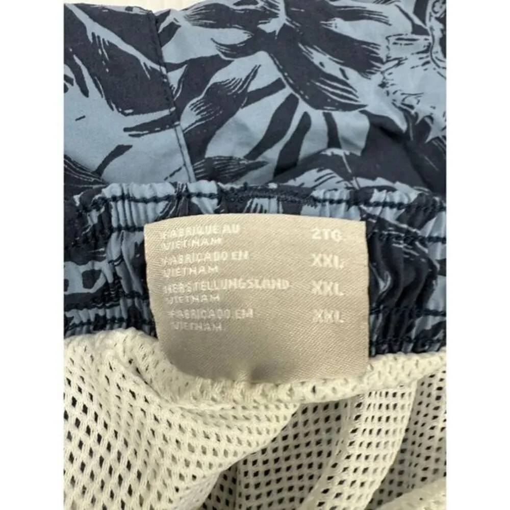 Columbia Men's‎ Tropical Leaf Print Swim Shorts Beach Summer Trunks XXL